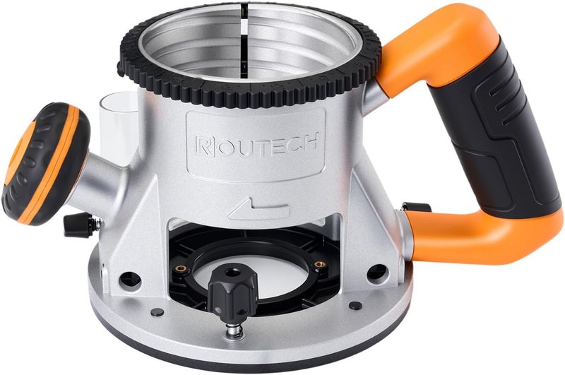 Routech Woodworking 3.25HP Router, 2400W, 4.2" Diameter, 1/2" Collet, 120V60Hz, Model RT-001M (Fixed Base) - Image 4